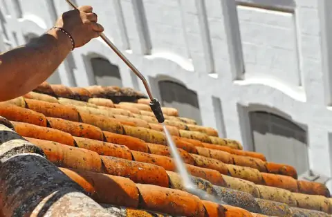 Nettoyage de toitures - Fleury-Mérogis